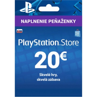 PlayStation Network Card dárková karta 20€ SK