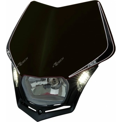 RACETECH V-Face přední světlo Led Black R-MASKNR00009