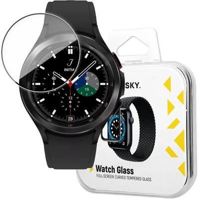 Wozinsky Хибриден скрийн протектор от закалено стъкло Wozinsky за Samsung Galaxy Watch 4 44 mm, черен (PPQD020103)