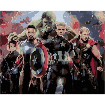 Zuty Malování podle čísel Avengers Endgame