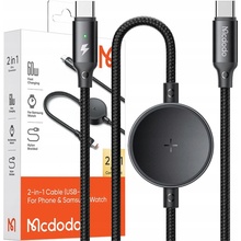 Mcdodo CA-4170 2-in-1 USB-C + Samsung Watch wireless charger, 60W, 1.5m
