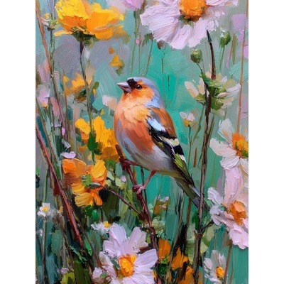Styler Печатна картина с включена рамка 60x80 cm Fringilla - Styler (CA-17548)