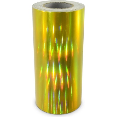 Univerzální hologramová samolepící fólie na metry MOTIV 3 zrcadlo - šíře 30cm zlatá