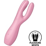Satisfyer Мултифункционален розов стимулатор Satisfyer Threesome 3