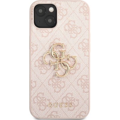 GUESS Калъф Guess - PU 4G Metal Logo, iPhone 13, розов (3666339024840)