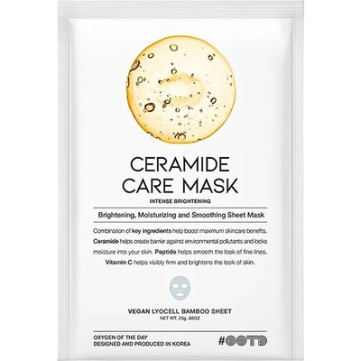 OOTD Beauty OOTD Ревитализираща лист маска за лице със серамиди, 25 ml