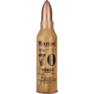 Dębowa Military 70 Premium 40% 0,7 l (čistá fľaša)