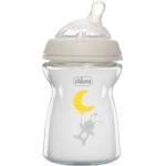 Chicco Стъклено шише Chicco - Natural Feeling, с биберон 0 м+, 250 ml, асортимент (N0239) - ozone