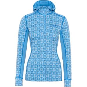 Kari Traa Дамско мериносово термобельо Kari Traa Women's Rose Hood Merino base layer - Ocean - размер XS (115-0559-3111)