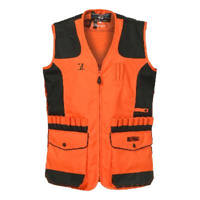 PERCUSSION Reflexná poľovnícka vesta - GILET CHASSE STRONGER - orange- 1242 Veľkosť: XL