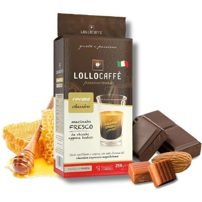 Lollo Caffé Mletá káva Miscela Crema Classico 250 g