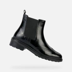Geox Черни дамски боти Geox Walk Pleasure Geox | Cheren | ЖЕНИ | 37