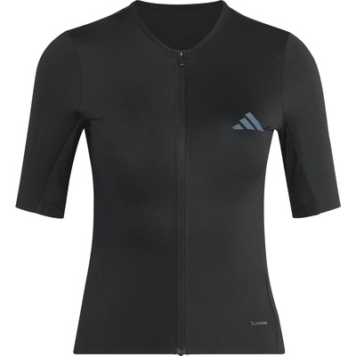 adidas Дамска фланелка с къс ръкав за колоездене adidas Women's Tempo Jersey Cycling jersey - Black - размер XS (156-2921-0112)
