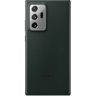 Samsung Leather Cover EF-VN985LGEGEU - оригинален кожен кейс (естествена кожа) за Samsung Note 20 Ultra (зелен)