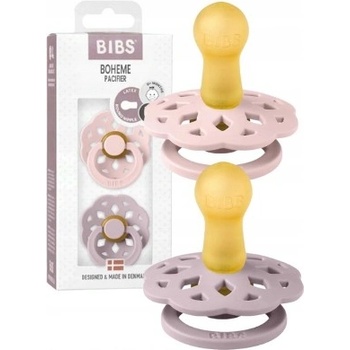 Bibs Boheme přírodní kaučuk 2ks blossom dusky lilac