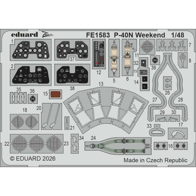 EDUARD P-40N Weekendrecommended for 1:48