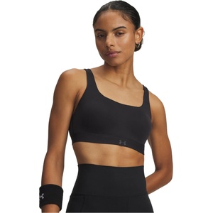 Under Armour Womens Effortless High Impact Sports Bra - Black/Jet Gray