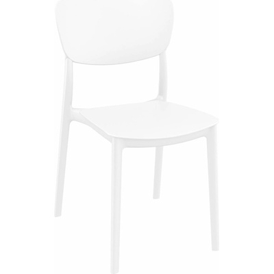 RFG Трапезен стол RFG Moon, до 120kg, бял (127 MONNA/White)