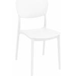 RFG Трапезен стол RFG Moon, до 120kg, бял (127 MONNA/White)