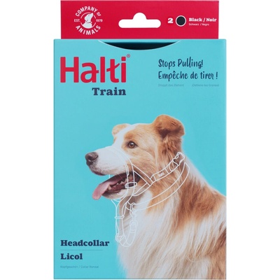 Halti ohlávka černá velikost 2: bígl, border kolie, pudl