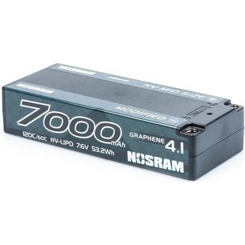 NOSRAM HV Modified GRAPHENE-4.1 7000mAh Hardcase Akku 7.6V LiPo 135C/65C