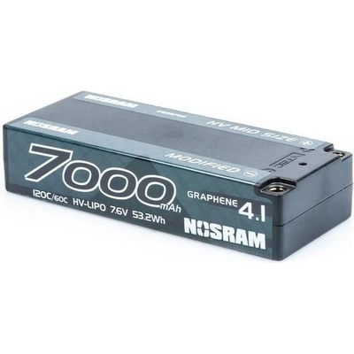 NOSRAM HV Modified GRAPHENE-4.1 7000mAh Hardcase Akku 7.6V LiPo 135C/65C