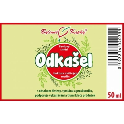 Bylinné kapky Priedušky vlhký K. Odkašeľ bylinné kvapky tinktúra 50 ml