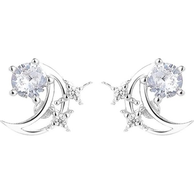 Silenti Jewelry Сребърни обеци "Лунен Танц