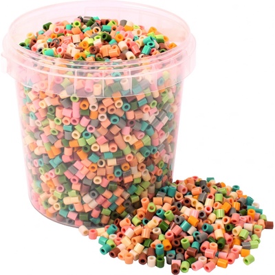Playbox Zažehlovací korálky, 5000ks, mellow pastel - kbelík – Zbozi.Blesk.cz