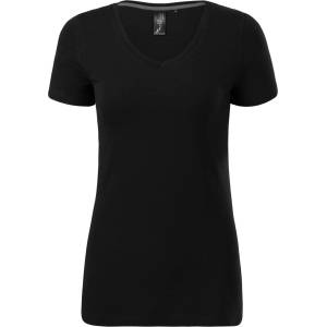 MALFINI Malfini premium action v-neck 701 / Дамска тениска с къс ръкав - черна l (7010115)