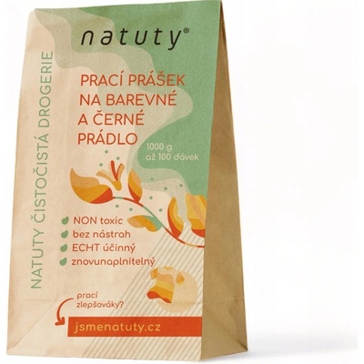 Natuty prací prášok na čierne prádlo 1 kg