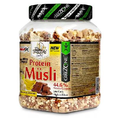 Amix Protein Müsli 500g - čokoláda, banán