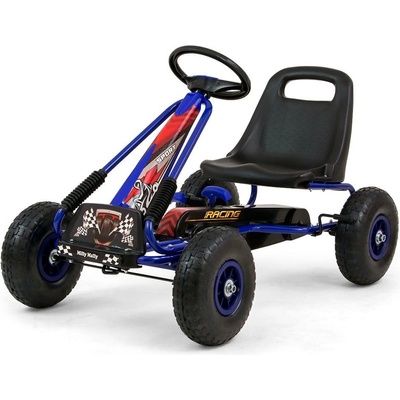 Go kart Milly Mally šliapacia motokára Viper červená Modrá