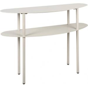 Leitmotiv Сива метална конзолна маса 28x90 cm Riqueza - Leitmotiv (LM2374WG)