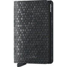 Secrid kožené pouzdro na karty Slimwallet Hexagon Black