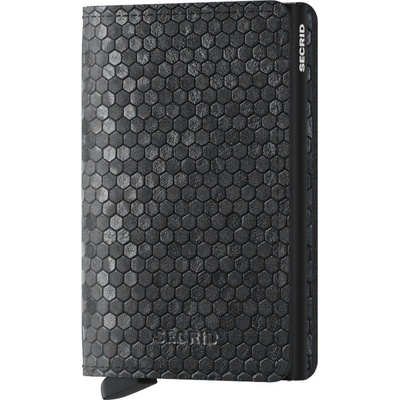 Secrid kožené pouzdro na karty Slimwallet Hexagon Black – Zbozi.Blesk.cz