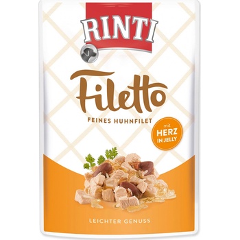 Rinti Filetto kuracie mäso & kuracie srdce v želé 100 g