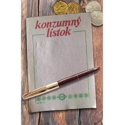 Konzumný lístok - ceduľa 30cm x 20cm Plechová tabuľa