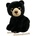 The Wild Wild Best Collection Плюшено мече, черно 25 см CA0184