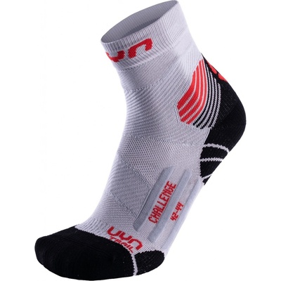 UYN ponožky RUN TRAIL CHALLENGE biela/čierna/červená