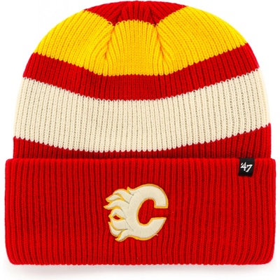 47 Brand pánska zimná čiapka Calgary Flames Clubhouse Jennings ’47 Cuff Knit