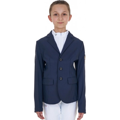 Equestro Sako závodní X Fise dětské navy blazer