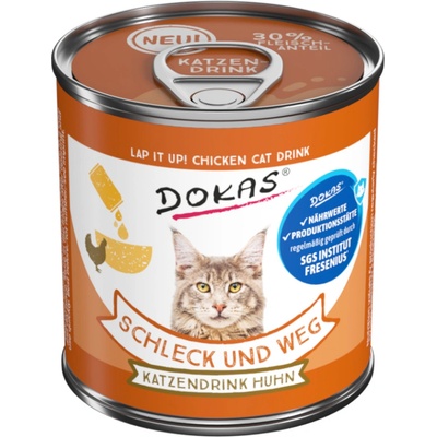 Dokas Schleck und Weg nápoj pre mačky s kuracím 24 x 100 g