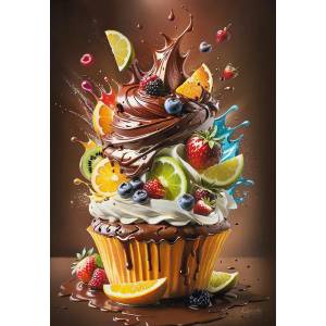 Cherry Pazzi - Puzzle Crazy Cake - 500 piese