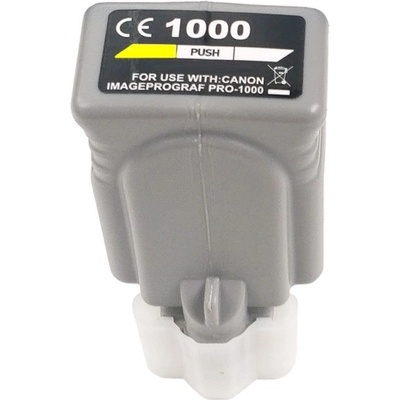 Compatible Canon PFI-1000Y, 0549C001 жълт (yellow) съвместими касети (0549C001)