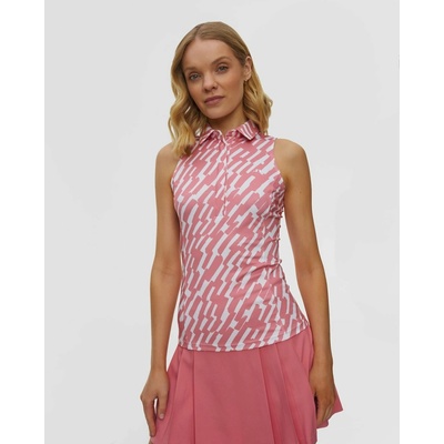 J.lindeberg Ladies Dena Print Sleeveless Polo