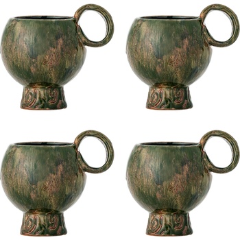 Bloomingville Avonlea чаши 250 мл, зелени, 4 бр (82072480)