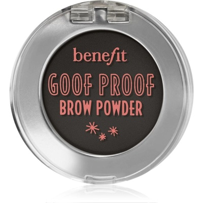 Benefit Goof Proof Brow Powder пудра за вежди цвят 6 Cool Soft Black 1, 9 гр