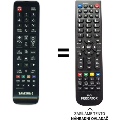Diaľkový ovládač Emerx Samsung UE55J6282SU