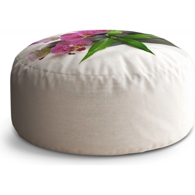 Sablio Taburet Circle Orchideje a kameny: 40x50 cm